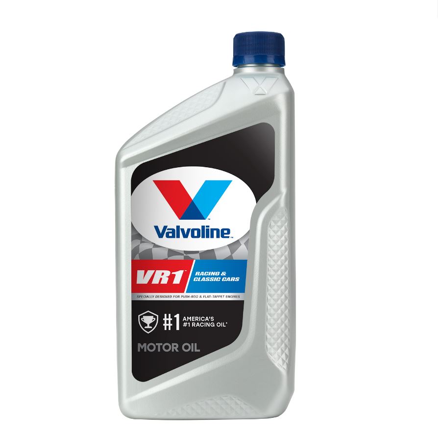 VALVOLINE 822390 Oil; VR1 Racing Oil; SAE 40; 1 Quart Bottle; Pack of 6