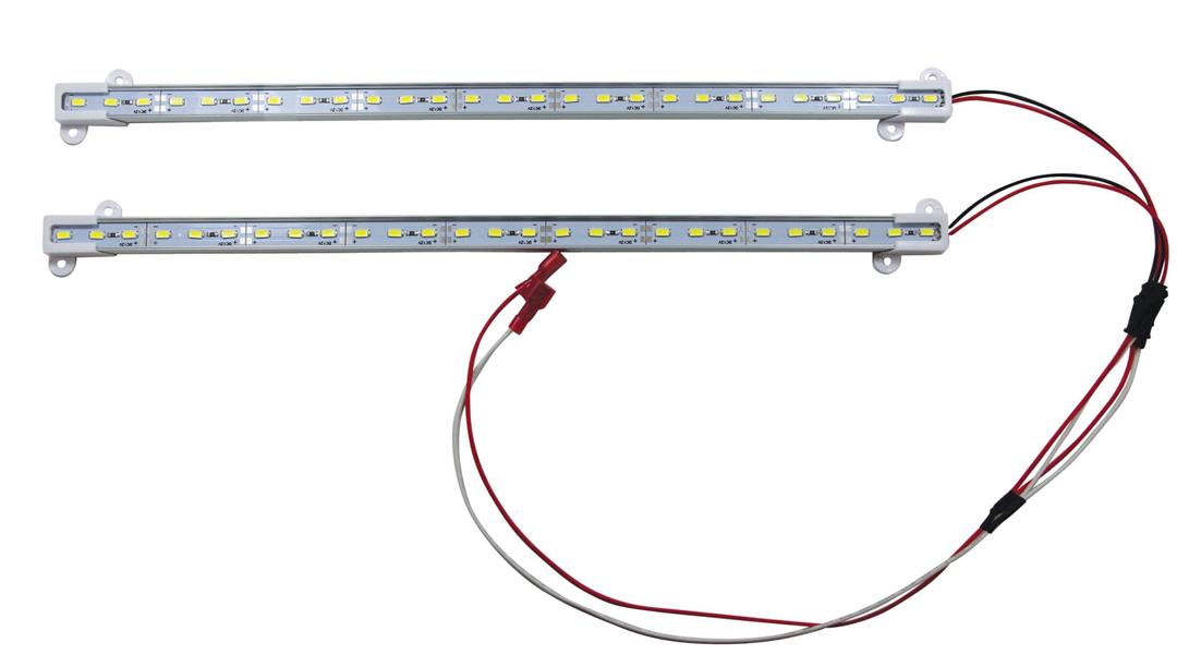 VALTERRA DG75102VP Diamond Group Products Group LED Flourescent Replacement Kit (18' - 24” Fixtures with T8 Wiring Harness, High Output, 1400LUM, 5500K (2 Pack) -Bright White