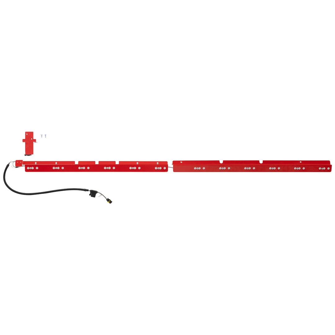 WEATHER GUARD PS8102 Model Light Bar Assembly, Lo-Side Box model 164,165, Red
