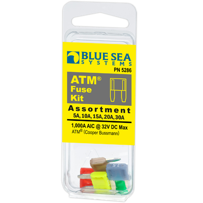 BLUE SEA 5286 Fuse Kit, ATM, 5 Piece