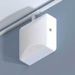 OBERON 1015-00 11” ABS Surface Mount Lock Box with T-Bar Bracket for AP White Hinged Door