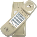 CORTELCO 815044-VOE-21F TRENDLINE CORDED PHONE WITH LIGHTED DIAL & HEARING AID COMPATIBLE ASH