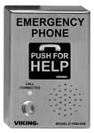 VIKING E-1600-03B-EWP ADA COMPLIANT EMERGENCY PHONE WITH DIGITAL VOICE ANNOUNCER, WEATHER PROTECTION