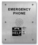 VIKING E-1600A-TP-EWP ADA Compliant Emergency Phone for Talk-A-Phone Applications Flush Mounts in a Talk-A-Phone Back Box