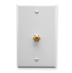 ICC IC630EG0WH Wall Plate F-Type White