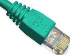 ICC ICPCSJ05GN PATCH CORD, CAT 5E, MOLDED BOOT, 5' GREEN