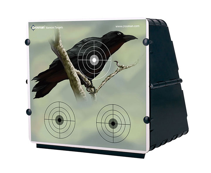 CROSMAN 0853 Pellet Target Trap Collapses Flat For Easy Storage Includes 12 Paper Targets