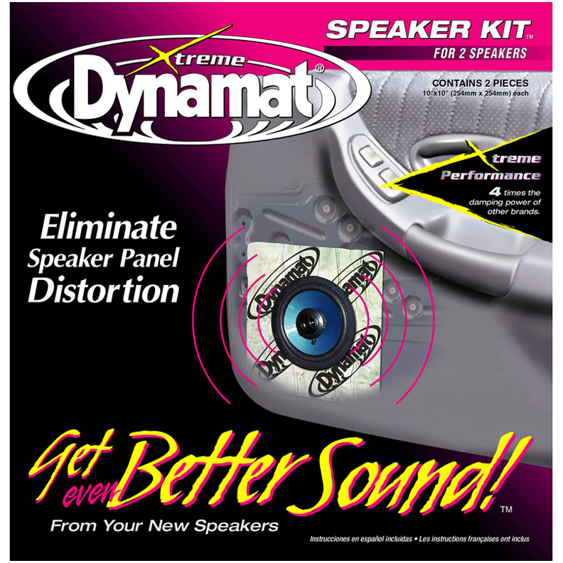 DYNAMAT 10415 Xtreme 1.4 Sq. Ft. Speaker Kit 2 Pcs 10”x10”