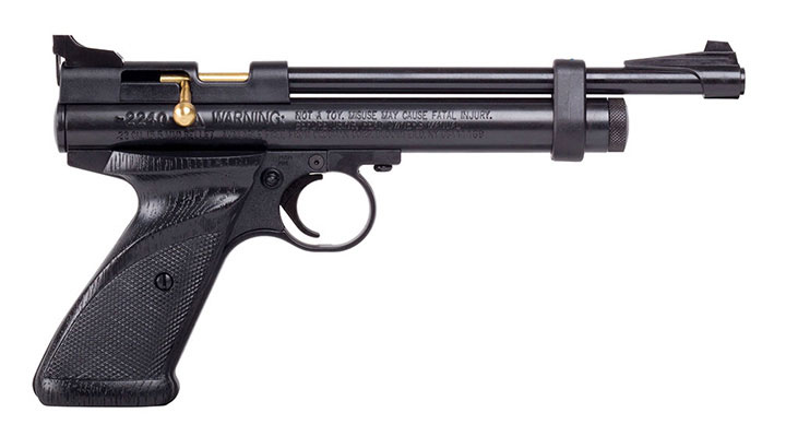 CROSMAN 2240 Black Co2 Powered Bolt-action Single Shot Air Pistol