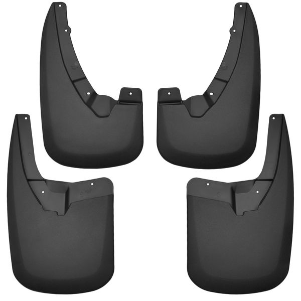 HUSKY LINERS 58176 Liners Front and Rear Mud Guard Set for Various Dodge Rams-Black