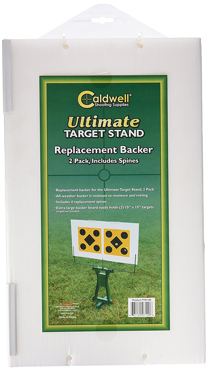 BTI 707100 Caldwell Replacement Backers for the Ultimate Target Stand 2 Pack