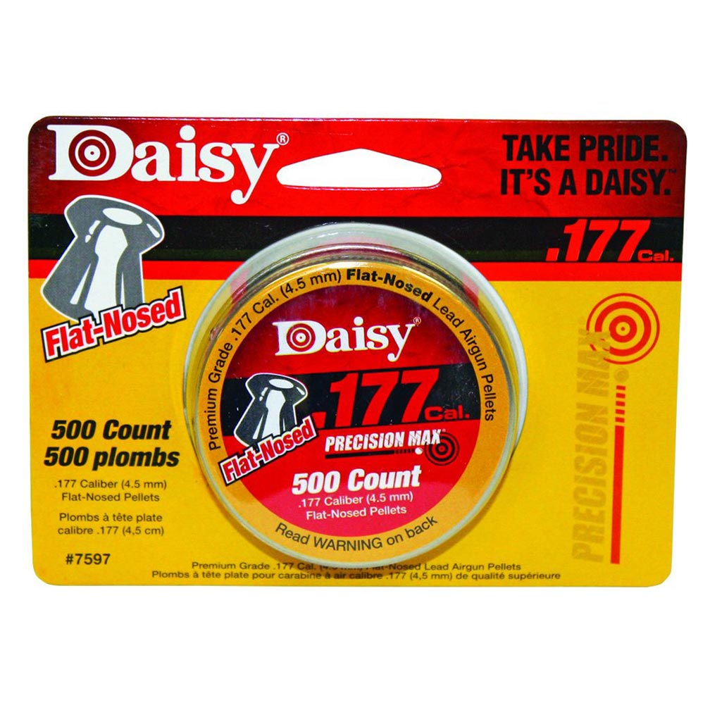 DAISY 987415-406 .177 Cal. Flat Pellets (500 Count)