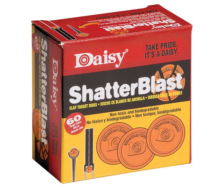 DAISY 990873406 Shatterblast Breakable Refill Target 2 Inch Disks 60 Pack