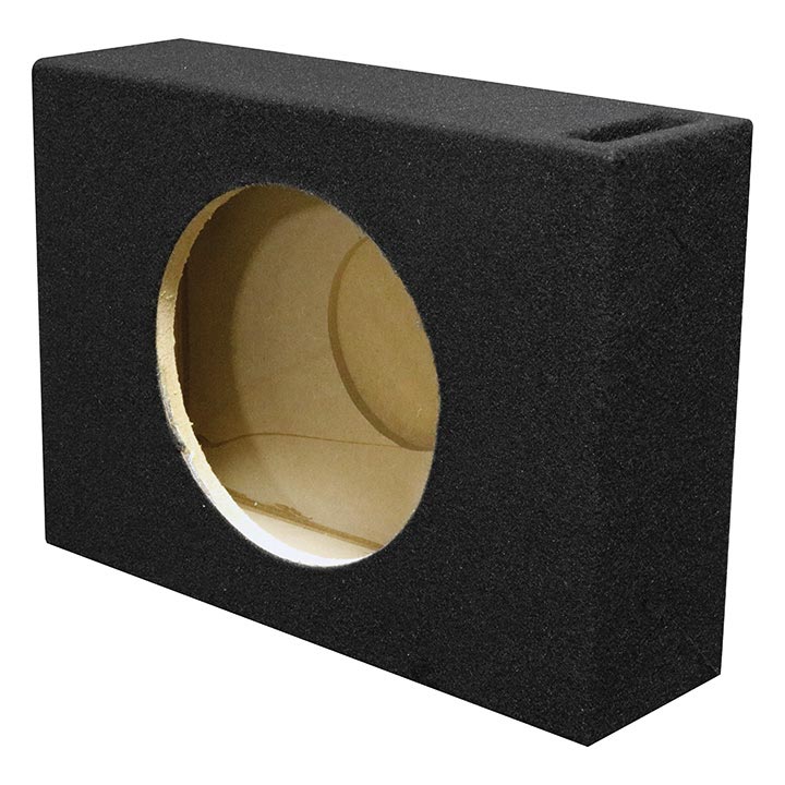 QPOWER QSHALLOW112V_50 Single 12” Shallow Vented Woofer Box with an outer carton