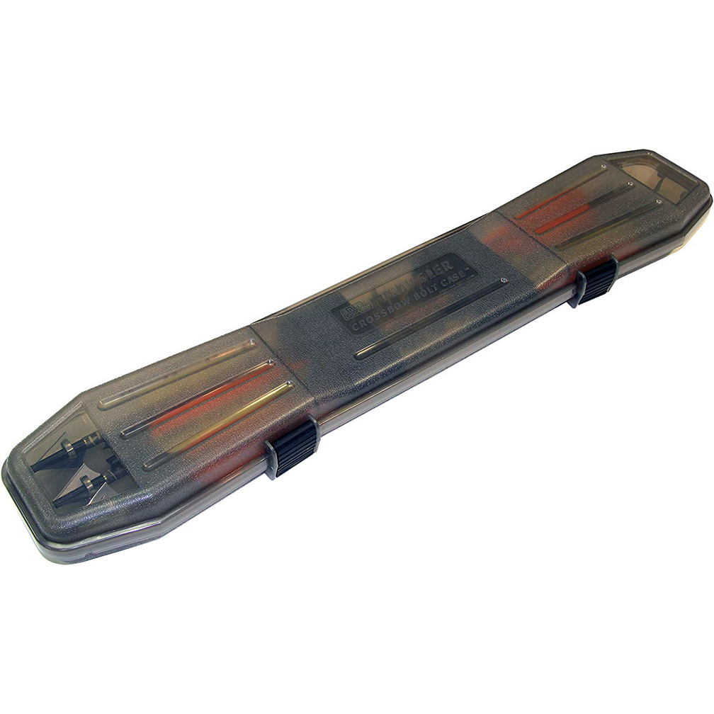 MTM BTBC-41 Traveler Bolt Case 6 Crossbow Bolt up to 24.25In Clear Smoke