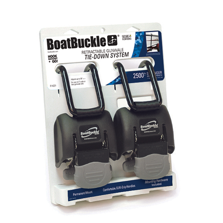 IMMI BOATBUCKLE F14221 Retractable Gunwale Tie-Downs (Pair)
