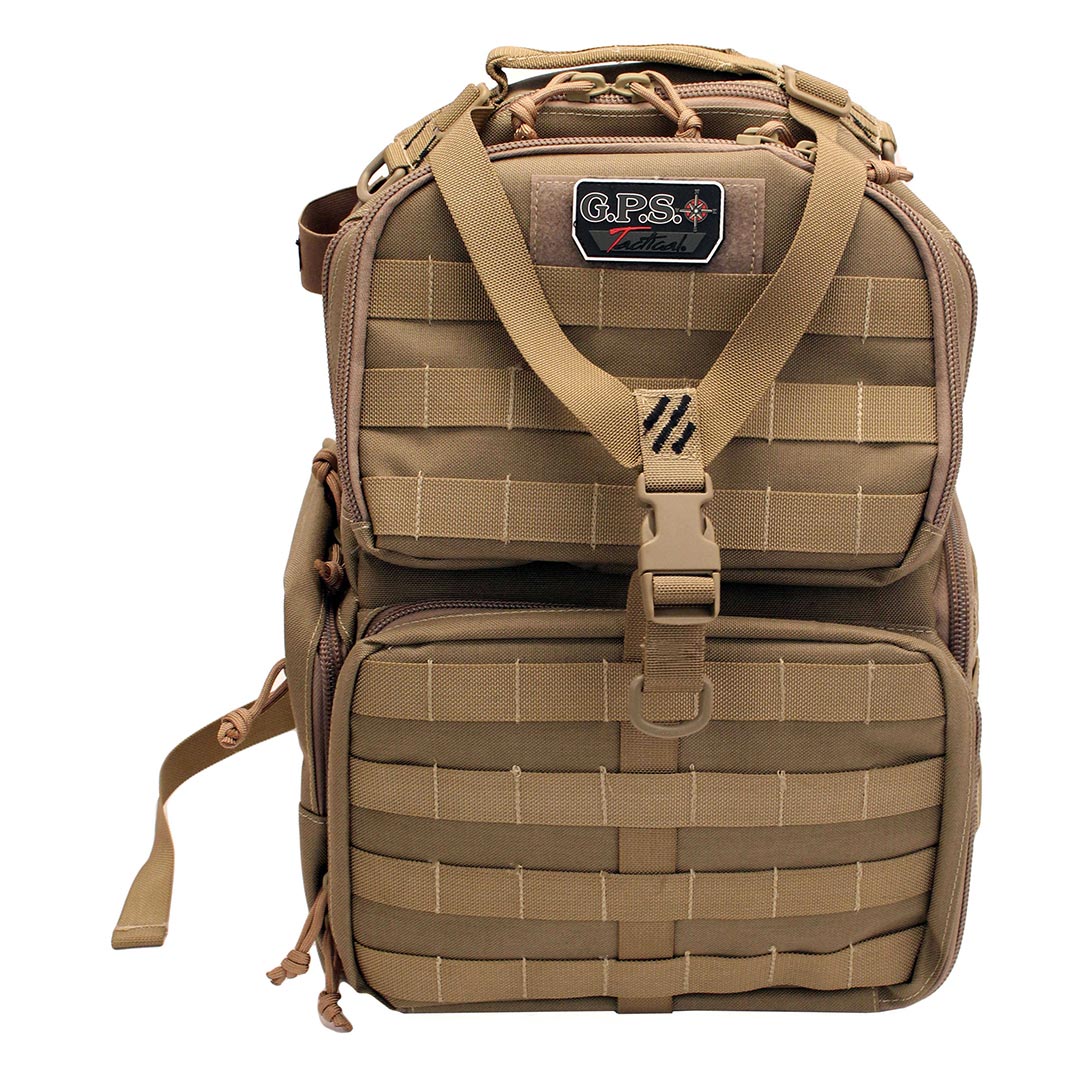 GPS GPS-T1612BPT GPS Tactical Range Backpack Tan