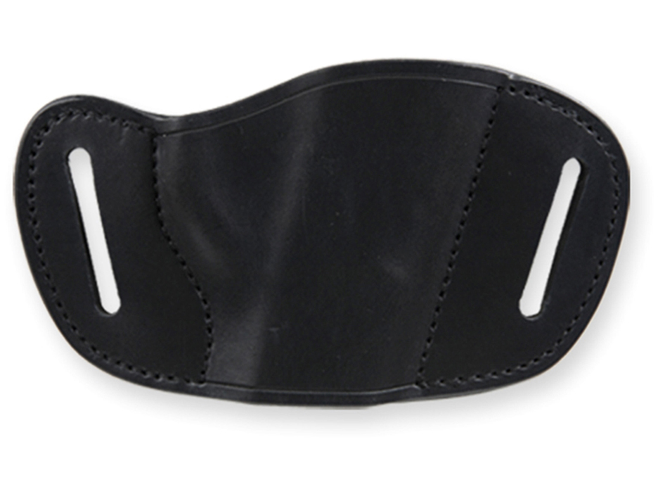 BULLDOG MLB-S Small right hand black molded leather belt slide holster small mini autos