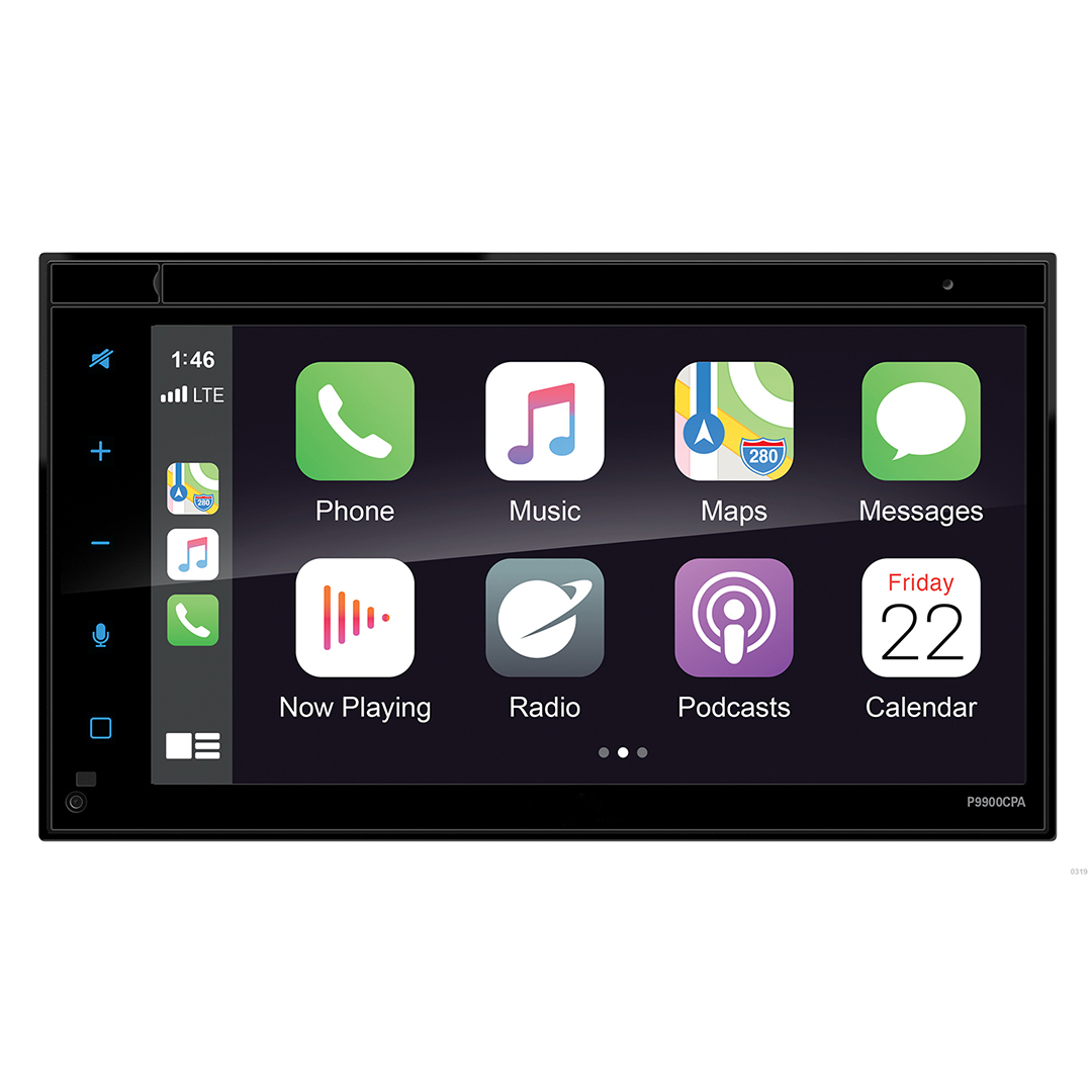 PLANET AUDIO P9900CPA 6.75- Double DIN MECHLESS Fixed Face Touchscreen Receiver with Android Auto/Apple CarPl
