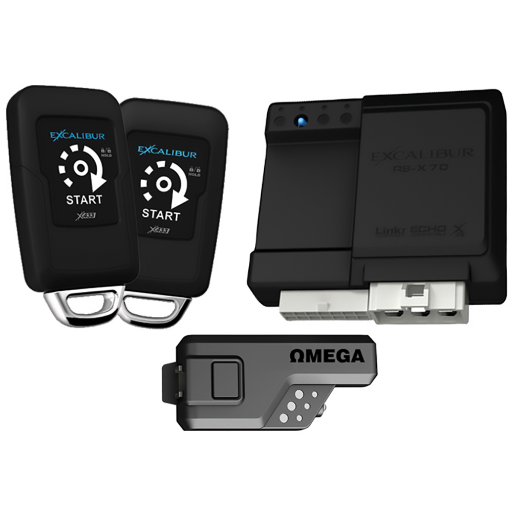 OMEGA / EXCALIBUR RS-271 Excalibur 1500 Feet 1-Button Remote Start Keyless Entry System