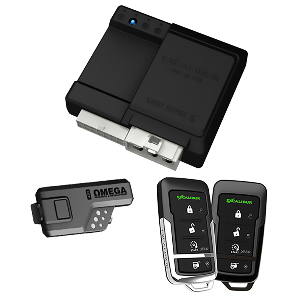 OMEGA / EXCALIBUR RS-375 Excalibur Remote Start/Keyless Entry System with 3000 Foot Range