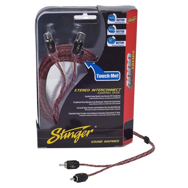 STINGER SI4217 17FT 4000 2CH RCA'S DIRECTIONAL TWISTED