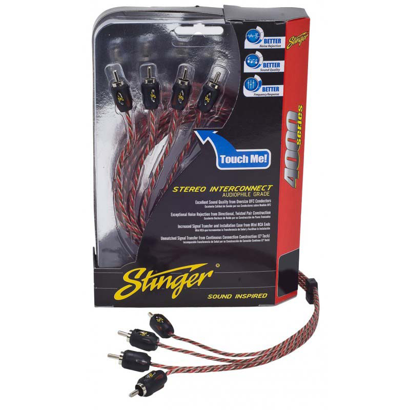 STINGER SI4220 20FT 4000 2CH RCA'S DIRECTIONAL TWISTED