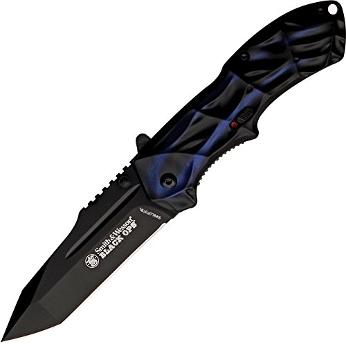 BTI SWBLOP3TBL S&W Black Ops M.A.G.I.C. Assisted Opening Liner Lock Folding Knife