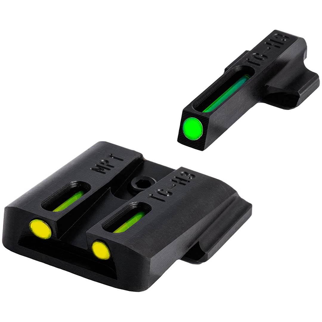 TRUGLO TG131MPTY TFO Tritium Fiber-Optic Handgun Day/Night Sights - S&W M&P