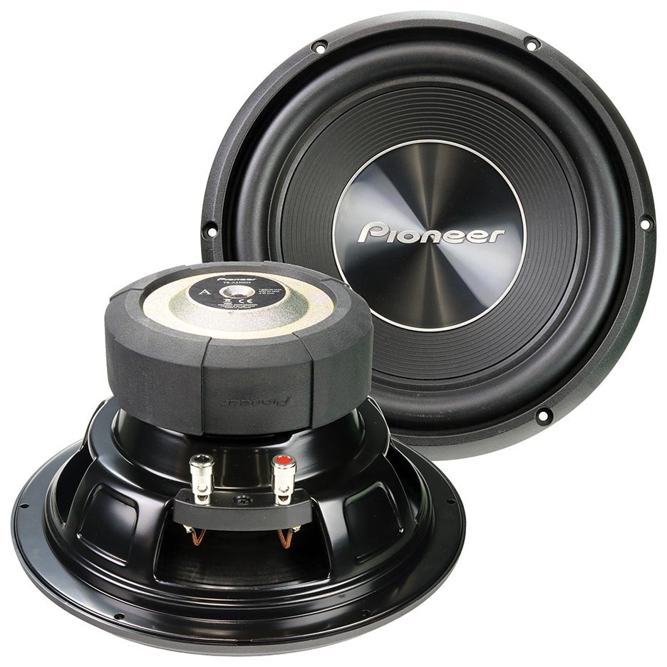 PIONEER TS-A250D4 10” Dual 4ohm Subwoofer - 1300 Watts Max - 4 Ohm DVC