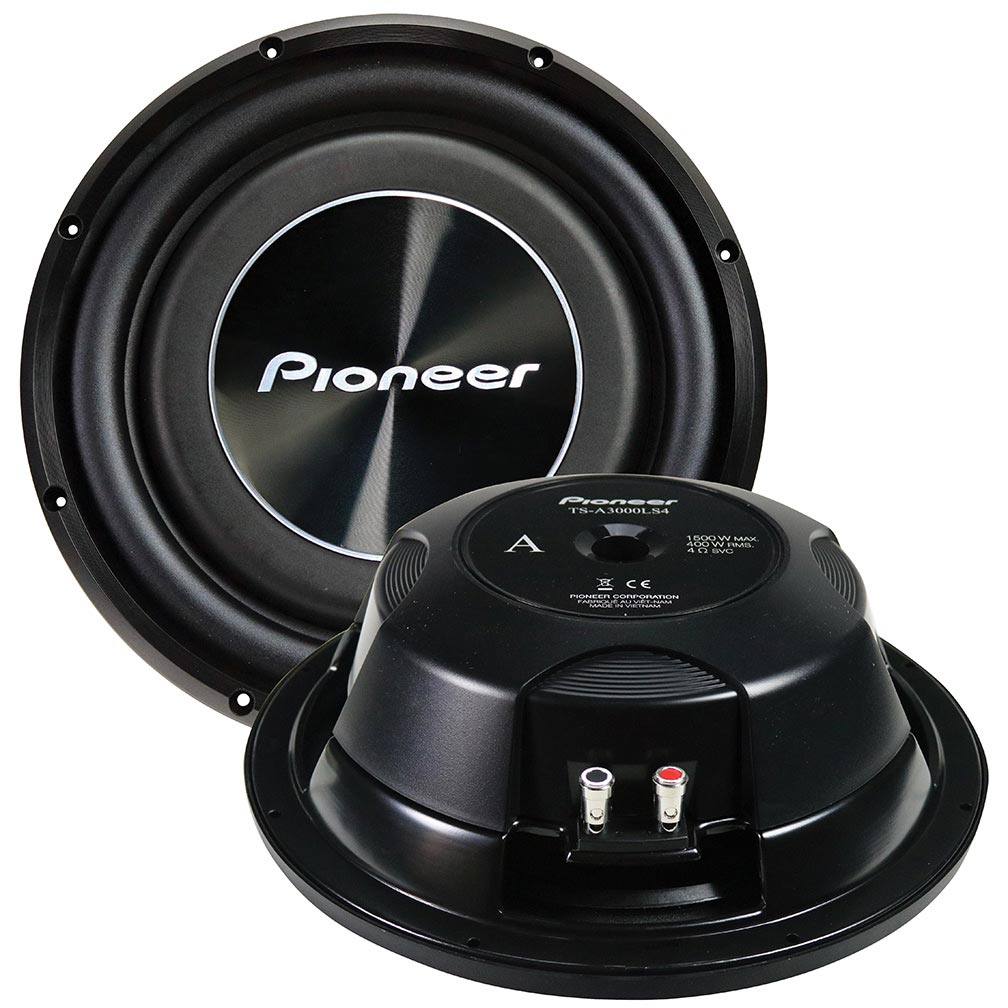 PIONEER TS-A3000LS4 12” Shallow Mount Woofer 1500W Max SVC 4 Ohm
