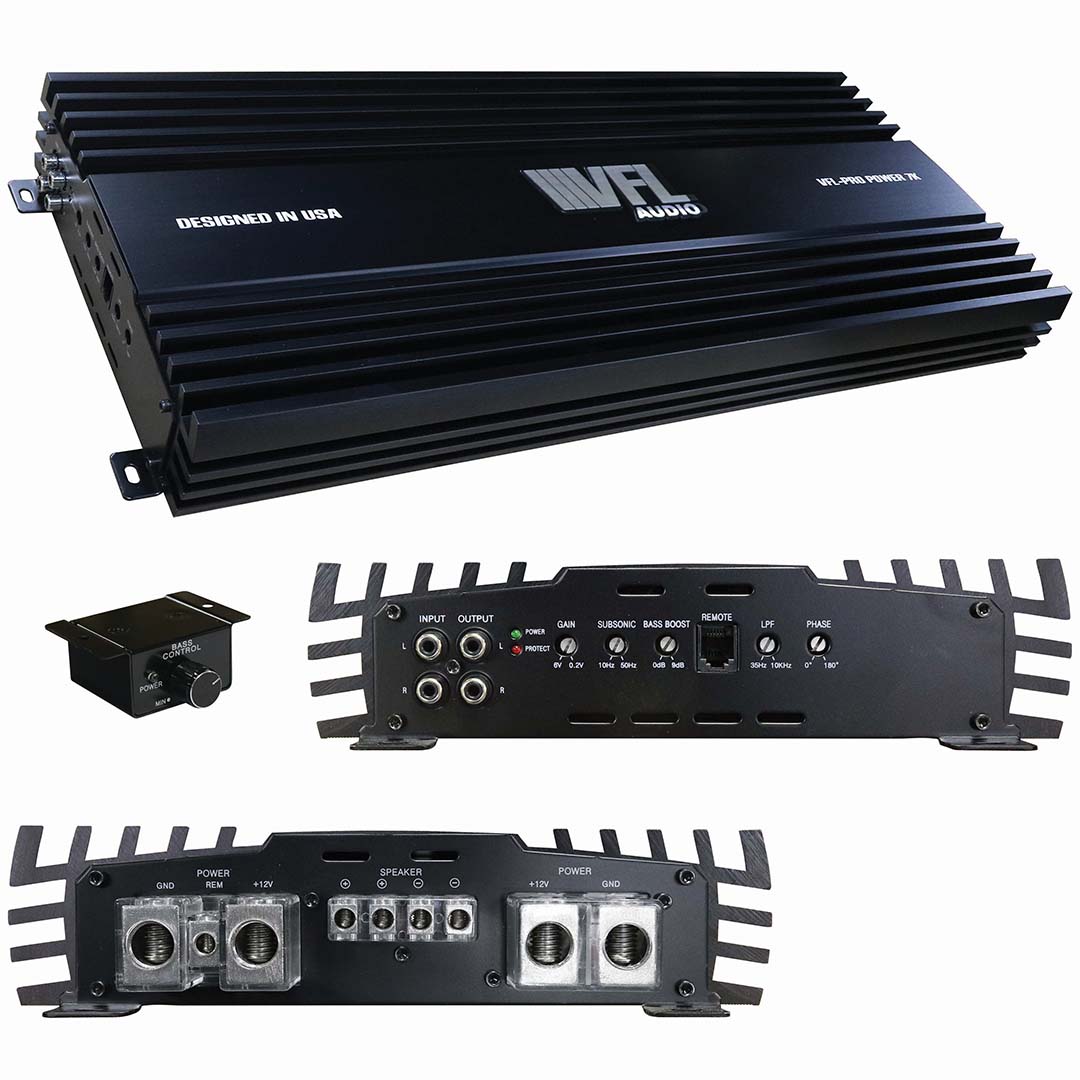 AMERICAN BASS VFL-PRO POWER 7K VFL Audio Monoblock Amplifier 7000 Watts RMS