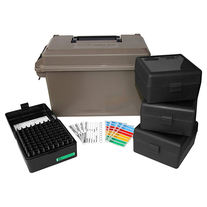 MTM ACC223 223 Ammo Can for 400 rd. Includes 4 each RS-100's Dark Earth