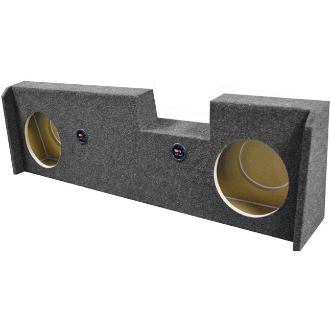 QPOWER QGMC1020144DOOR Dual 10” Woofer Box For 2014-current Gmc/chevy Crew Cab Under Seat Downfire