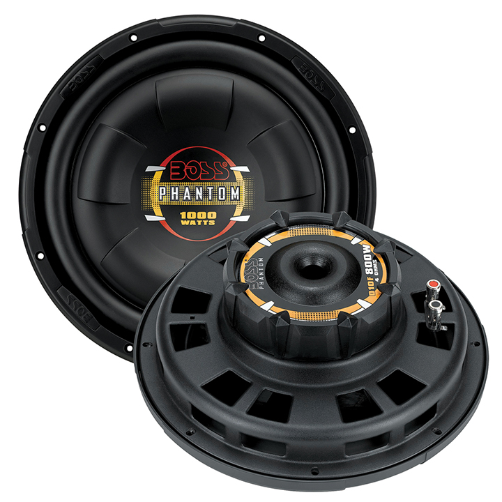 BOSS AUDIO D12F 12” Shallow Mount Woofer 1000w Max 4 Ohm Svc