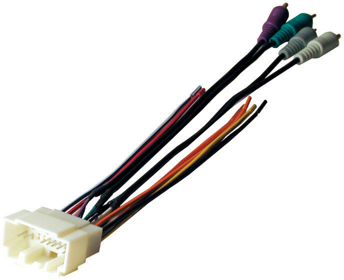 AMERICAN INTL HWH86A Wiring Harness For '98-06 Acura Rsx Amp Integration Kit W/rca