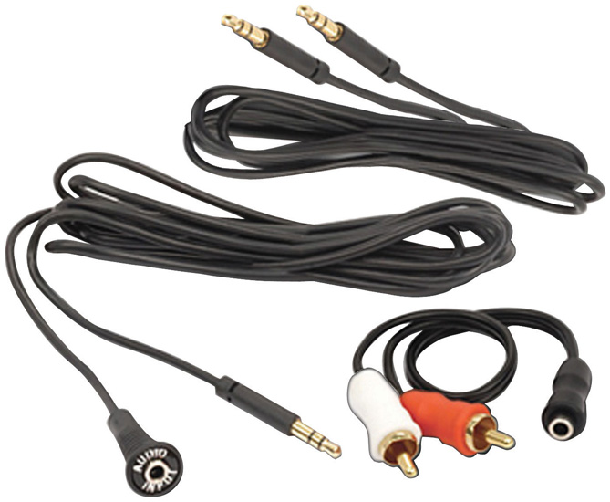 PAC IS335 Dash Mountable Aux Input Adapter 3.5mm To Rca Adapter Included