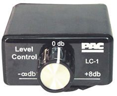 PAC LC-1 Remote Level Control Pac Rca In/out
