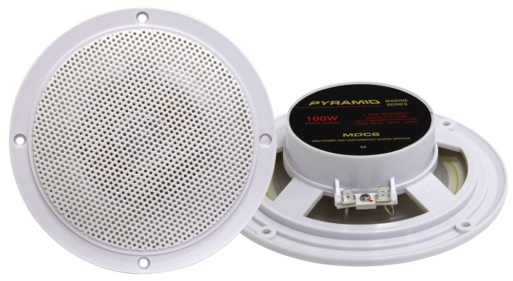 PYRAMID MDC6 Marine Speaker 5.25” Dual Cone