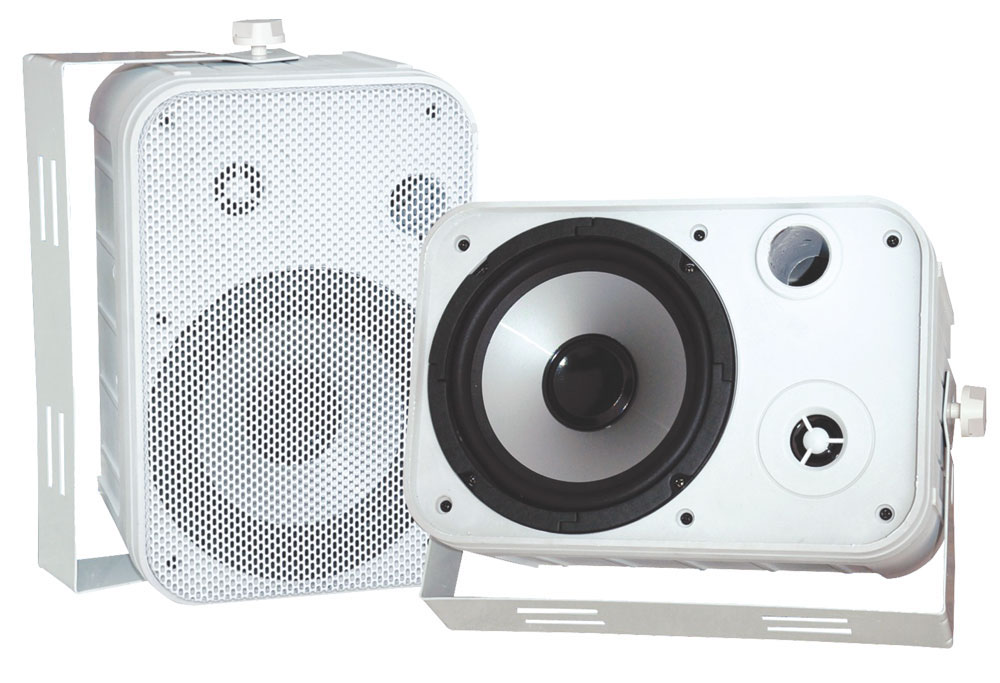 PYLE PDWR50W Speakers 6.5” White Outdoor Pro (Pair)
