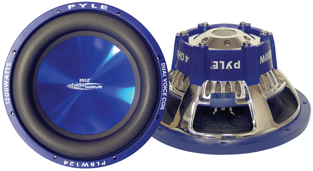 PYLE PLBW84 Subwoofer 8” Blue Wave 600 Watts Dvc 60 oz Magnet