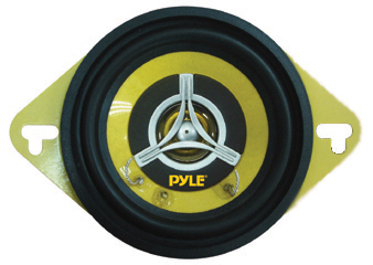 PYLE PLG3.2 Speaker 3.5” 2-way Gear 120watts Yellow Basket/cone