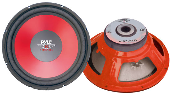 PYLE PLW15RD 15” Red Label Woofer