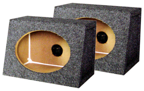 QPOWER TW6X9 Single 6×9” Sealed Empty Speaker Boxes (Pair)