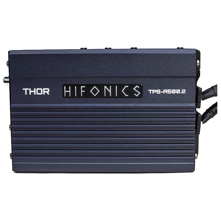 HIFONICS TPS-A500.2 Thor Compact 2 Channel Digital Amplfier 2 x 120 Watts @ 4 Ohm