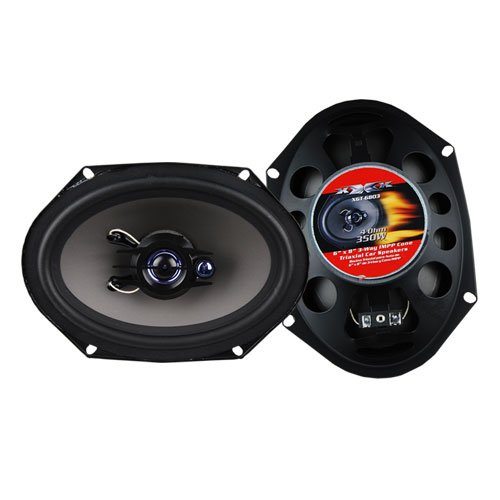 XXX AUDIO XGT6803 Speaker 6x8” 3-way 350 Watts (no Grills)
