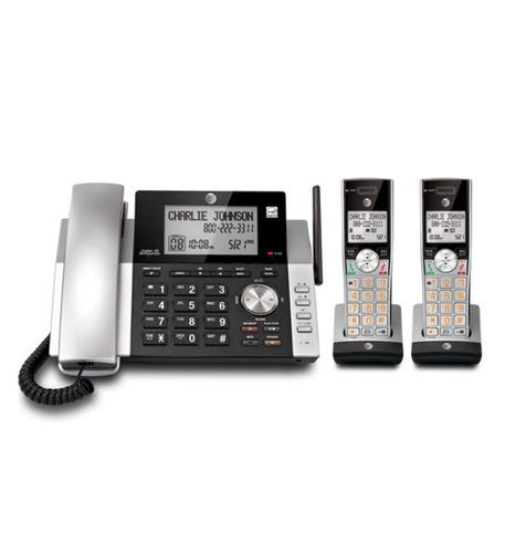AT&T CL84215 ATT Corded Cordless with 2 Handsets
