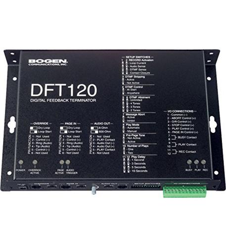 BOGEN DFT120 Digital Feedback Eliminator