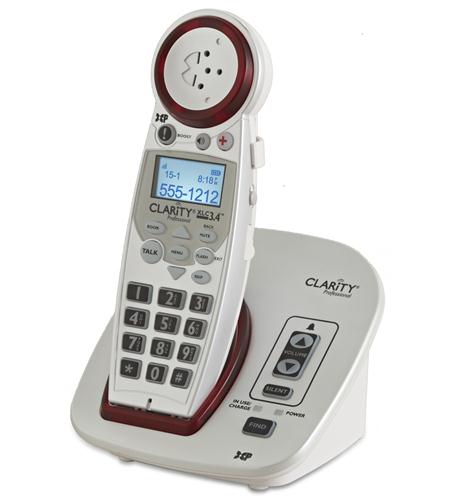 CLARITY 59234.001 XLC3.4+ DECT 6.0 Extra-Loud Big-Button Speakerphone with Talking Caller ID