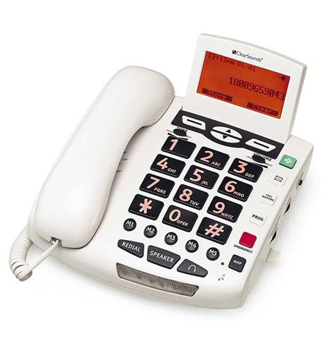 CLEARSOUNDS WCSC600 Amplified BigButton Speakerphone 50dB White